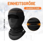 GXCROR Winter Sturmhaube Balaclava – Winddichte Skimaske für Outdoor-Aktivitäten – Bild 6