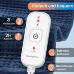 Comfytemp XXL-Heizkissen 83x43cm – Ultraweich Wärmekissen mit Abschaltautomatik – Bild 5