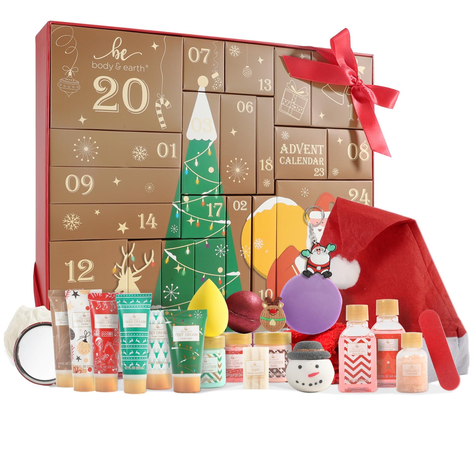 BODY & EARTH Adventskalender 2026 – 24 Beauty-Überraschungen für Frauen