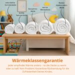 sleepling Kinderdecke 100x135 cm Winterbettdecke – Wärmend & Allergikergeeignet – Bild 5