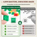 Viosmut Adventskalender 2026 mit 1950+ Klemmbausteine & LED-Licht – Weihnachtsdorf für Kinder ab 6 Jahren – Bild 6