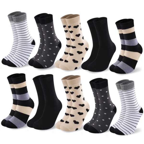 Cirorld Damen Baumwollsocken 10/20 Paar – Weich, atmungsaktiv & strapazierfähig