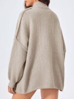 Saodimallsu Strickjacke Damen Oversized mit Laternenärmeln – Cardigan für Herbst & Winter – Bild 5