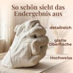 3D Handabdruck Set für Paare – Gipsabdruck mit Sockel & Anleitung | Jadiela – Bild 3