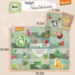 Bio Saatgut Adventskalender 2026 – 24 Demeter Gemüse Samen mit DIY Zubehör – Bild 2