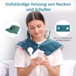 Comfytemp Heizkissen Nacken & Schulter mit 9 Wärmestufen – Gewichtetes Wärmekissen 1 kg – Bild 5