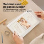 KeaBabies Handabdruck & Fussabdruck Set mit Bilderrahmen – Personalisiertes Neugeborenen Andenken – Bild 6
