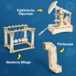 ADUSRIZ 6-in-1 Elektronik Baukasten – STEM Experimente für Kinder ab 8 Jahren – Bild 4