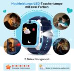 Baolubao 4G Smartwatch Kinder mit GPS, Telefon & SOS – Kinderuhr für 4-12 Jahre – Bild 6