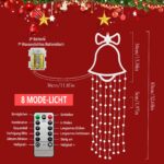 TOTHDATE 100 LED Fensterbeleuchtung mit Fernbedienung – Weihnachtsdeko mit 8 Modi – Bild 7