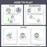 XINHOME Fliegender Ball mit RGB-LED – Interaktives Hover Spielzeug für Kinder 6–12 Jahre – Bild 8