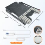 Comfytemp Gewichtetes Heizkissen für Rücken & Nacken – 9 Wärmestufen mit Abschaltautomatik – Bild 7