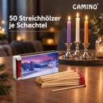 Camino Langzündhölzer 10 cm – 2400er Set mit Wintermotiven für Kamin & Kerzen – Bild 4
