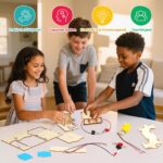 ADUSRIZ 6-in-1 Elektronik Baukasten – STEM Experimente für Kinder ab 8 Jahren – Bild 5