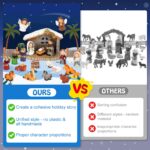 Krippen-Adventskalender 2026 – 24 Krippenfiguren Komplettset für Kinder ab 1 Jahr – Bild 9
