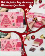 Leapio Beauty Adventskalender 2026 – 24 Tage Make-up Set mit Lidschatten, Rouge & Pinseln – Bild 6