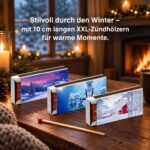 Camino Langzündhölzer 10 cm – 2400er Set mit Wintermotiven für Kamin & Kerzen – Bild 7