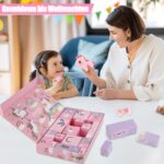 JadeLink Adventskalender Mädchen 2026 – Einhorn Weihnachts-Countdown mit 24 Überraschungen – Bild 2