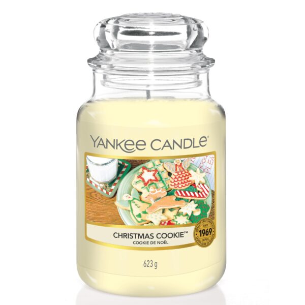 Yankee Candle Christmas Cookie Duftkerze Gross – 150 Stunden Brenndauer