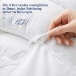 WAVVE Winterbettdecke 135x200 cm – Wärmende Steppdecke aus Mikrofaser – Bild 4
