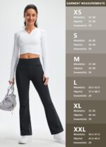 Libin Damen Thermo Flared Leggings – Fleecegefütterte Winterhose mit Taschen – Bild 6