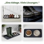 GARDENIX 3er Set Schuhabtropfschale 71,5 x 34,5 cm – Schutzmatte für nasse Schuhe – Bild 7