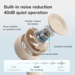 JISULIFE Turbo Handventilator 4000mAh USB – 16h Akkulaufzeit mit 5 Geschwindigkeiten – Bild 8