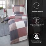 DreamHome Mikrofaser Fleece Bettwäsche 135x200 cm – Wärmend & Weich für Winter – Bild 2
