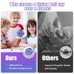 XINHOME Fliegender Ball mit RGB-LED – Interaktives Hover Spielzeug für Kinder 6–12 Jahre – Bild 4
