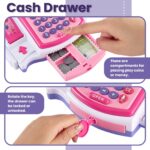 BUYGER Elektronische Registrierkasse mit Scanner & Bondrucker – Kaufladen Zubehör für Kinder ab 3 Jahren – Bild 6