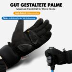 HIKENTURE Winterhandschuhe wasserdicht – Fahrradhandschuhe mit 3M Thinsulate & Touchscreen – Bild 3