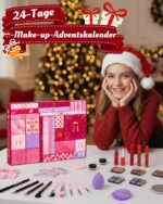 Leapio Beauty Adventskalender 2026 – 24 Tage Make-up Set mit Lidschatten, Rouge & Pinseln – Bild 3