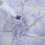 Einfeben 150cm Weihnachtsbaum Weiss – Künstlicher Tannenbaum mit 488 Spitzen & Metallständer – Bild 5