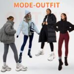 HIPOWER 3er Pack Thermo Leggings Damen – Fleece gefüttert, High Waist, mit Taschen – Bild 2