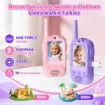 iKidiki Video Walkie Talkie für Kinder ab 3 Jahren – HD Videoanrufe mit Spracheffekten – Bild 2