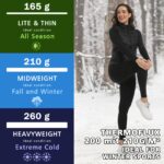 Hyeek Thermounterwäsche Set Damen – Wärmefleece Funktionsunterwäsche für Winter & Sport – Bild 3