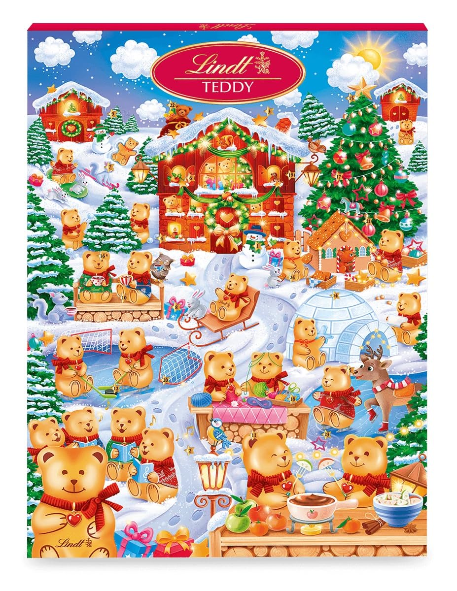 71IHlV3gHSL._SY1200_.jpg Lindt Teddy Wimmelbild Adventskalender 2026 – 35 Schokoladen-Überraschungen für Kinder – Bild 1