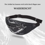 MAXTOP Bauchtasche Wasserdicht – Vielseitige Hüfttasche für Outdoor & Sport – Bild 5