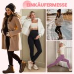 QGGQDD Thermo Umstandsleggings High Waist – Fleecegefüttert für Schwangere im Winter – Bild 2