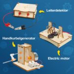 ADUSRIZ 6-in-1 Elektronik Baukasten – STEM Experimente für Kinder ab 8 Jahren – Bild 3