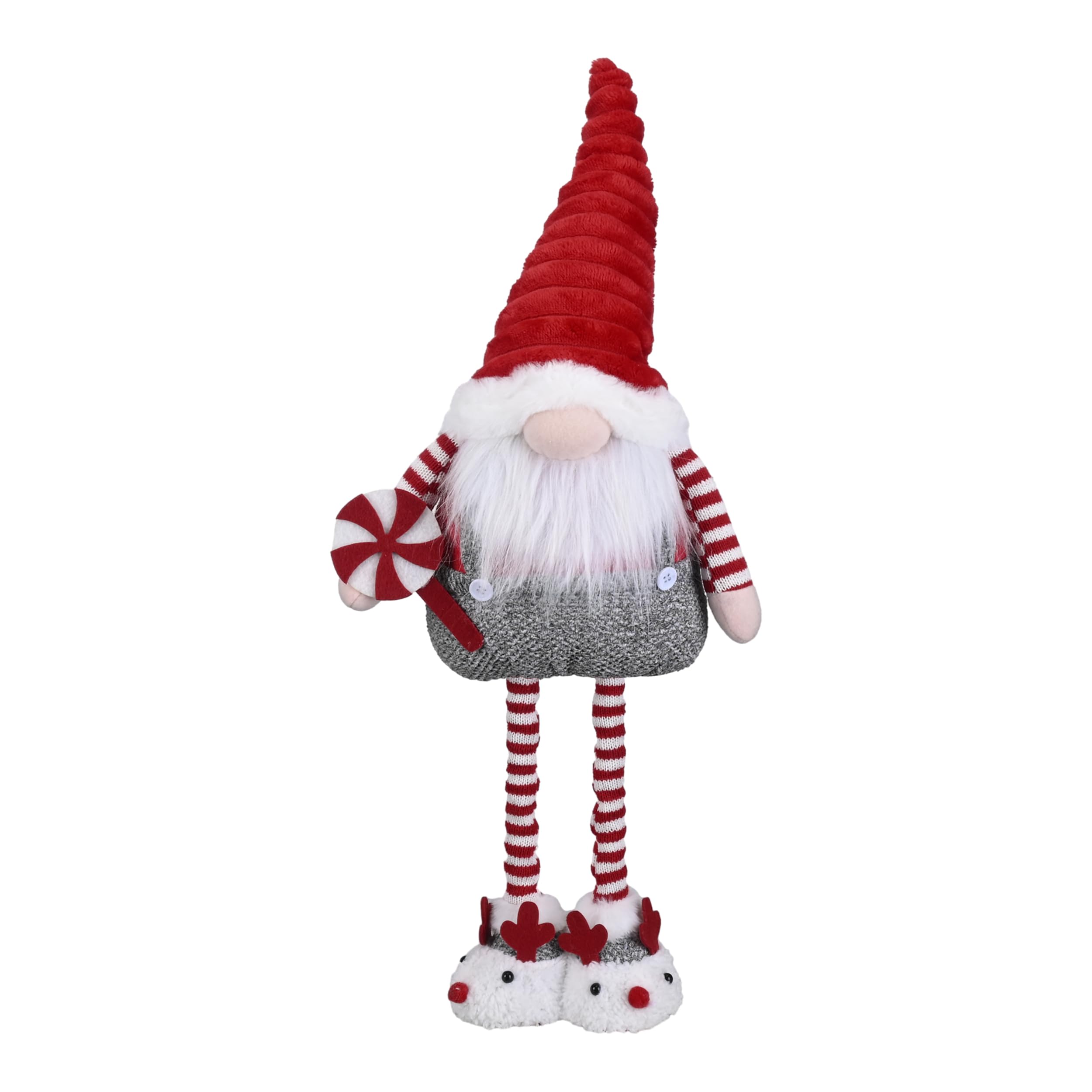 71Jy2iSqwmL._SY2500_.jpg Valery Madelyn Weihnachtswichtel 67cm – Rot-Weiss Gnom Deko für Tisch & Treppe – Bild 1