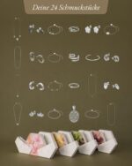 Purelei Schmuck Adventskalender 2026 – 24 Silberschmuck Pieces aus wasserfestem Edelstahl – Bild 8