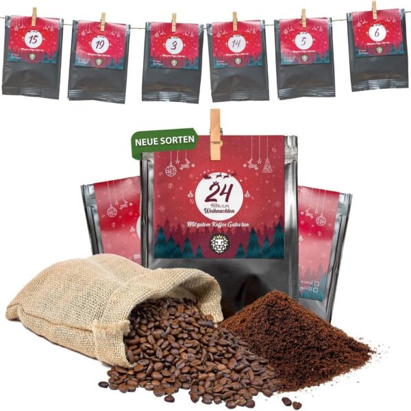 Barista Royal Kaffee Adventskalender 2026 – 24 gemahlene Sorten fair geröstet