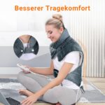 Comfytemp Gewichtetes Heizkissen für Rücken & Nacken – 9 Wärmestufen mit Abschaltautomatik – Bild 4