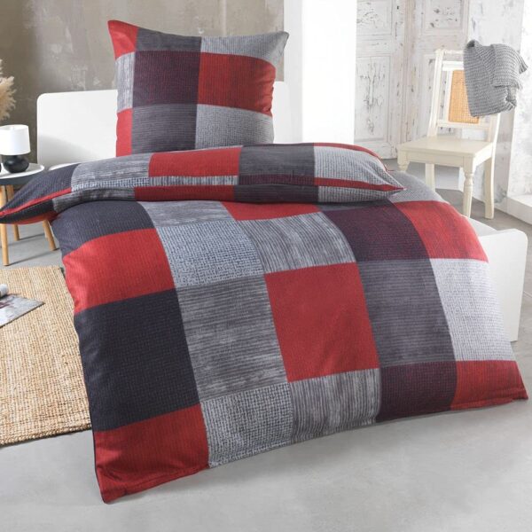 DreamHome Mikrofaser Fleece Bettwäsche 135x200 – Thermowärme für erholsamen Winterschlaf