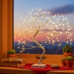 DELICHTER 2er Pack Lichterbaum 45 cm mit 108 warmweissen LEDs – USB/Batteriebetrieb – Bild 2