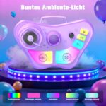 Dislocati Karaoke Maschine für Kinder mit 2 Mikrofonen – Singspielzeug mit LED-Effekten – Bild 5