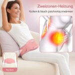 Comfytemp Heizgürtel 16x150cm mit 5000mAh Akku – Kabellos Wärmegürtel für Bauch & Rücken – Bild 3