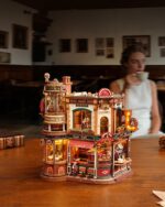 ROKR Dream Coffee Factory 3D Holzpuzzle EAB02 – Mechanisches Modell mit LED & Sound – Bild 2
