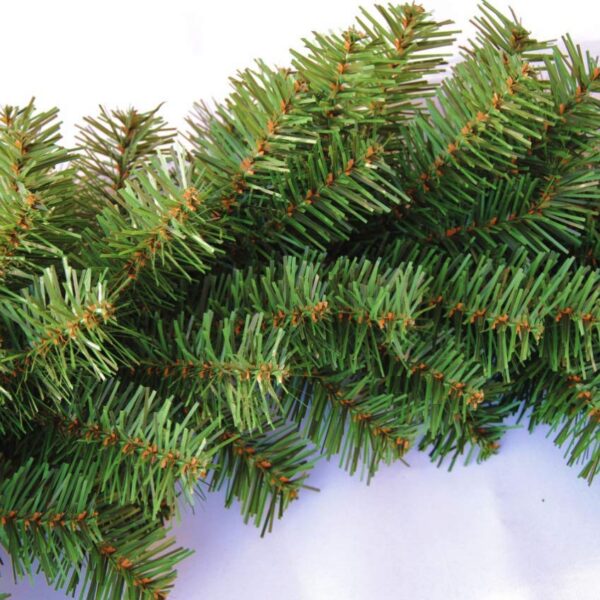 6 Meter Künstliche Tannengirlande Grün/Weiss – Realistische Weihnachtsdeko für Innen & Aussen